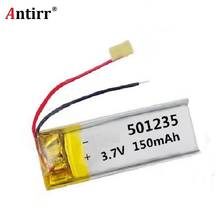 3.7V 150mAh battery 501235 Lithium Polymer Li-Po li ion Rechargeable Battery For Mp3 MP4 MP5 GPS PSP mobile electronic part 2024 - buy cheap