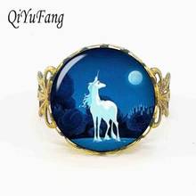 The last Unicorn Always Be a Unicorn Ring Steampunk Bronze steel vintage womens Jewelry Rings drop ship adjust 1pcs/lot charms 2024 - buy cheap