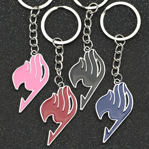 Fairy Tail Keychain Guild Logo Tattoo Badge Blue Red Pink Black Enamel Keyring Key Chain Ring Anime Fashion Jewelry Wholesale Buy Cheap In An Online Store With Delivery Price Comparison Specifications