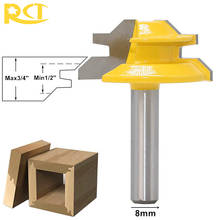 RCT 45 Degree Lock Miter Router Bit 8mm Shank Milling Cutters For Wood Carbide Cutter Carpenter Woodworking Tools 2024 - buy cheap