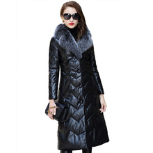 Real Genuine Leather Jacket Women Korean Sheepskin Down Coat Fox Fur Coat Autumn Winter Jacket Women Clothes 2019 Tops ZT1187 2024 - buy cheap