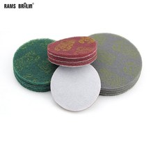 20 pieces Hook & Loop Non-woven Abrasive Sanding Disc Coarse to Fine Quick-change Scour Pad 2024 - buy cheap