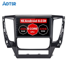 9" Android 8.0 Car GPS Radio Player for Mitsubishi Pajero Sport 2017 with Octa Core 4GB+32GB Auto Stereo Multimedia PX5 2024 - buy cheap