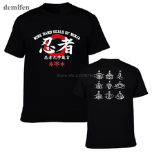 New Japan Samurai T Shirt Men Shotokan Karate Bujinkan Dojo Pro Wrestling Shinobi T-shirt Tops Ninjutsu Kanji Shirts Cotton Tees 2024 - buy cheap