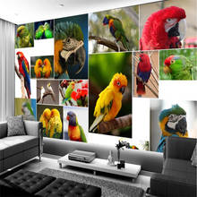 Modern Wallpaper Home Decor Custom Background Photo Wallpaper HD Parrot Clear Art Wall Covering TV Sofa Bedroom Murals 2024 - buy cheap