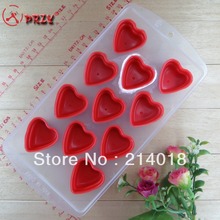 Free shipping Jelly mould heart modelling ice mold silicone chocolate mould fondant mold No.:BG109 2024 - buy cheap