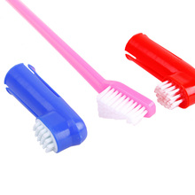 3Pcs/lot  Plastic Toothbrush For  Pet Dog Cat Puppy Teeth Care Finger Toothbrush Small Big Cleaning Brush Pets Grooming Tools 2024 - buy cheap