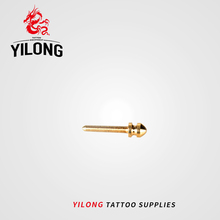 YILONG-tornillo de resorte de tatuaje Pro 1 uds, pulido frontal, poste para máquina de tatuaje, piezas, envío gratis 2024 - compra barato