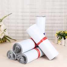 20*31+4cm 50Pcs/ Lot Express Mailer Pouch White Plastic Mailers Bag Soft Poly Mailing Event Pack Pocket Express Courier Envelope 2024 - buy cheap