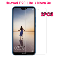 2 шт закаленное стекло для Huawei P20 Lite защита экрана 9H 2.5D Защитная пленка для Huawei P20 Lite ANE-AL00/Nova 3e 5,8" 2024 - купить недорого