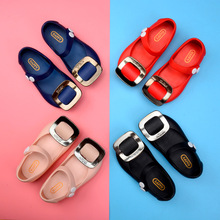 Children's Mini Sandals 2019 Fashion New Girls Jelly Shoes Baby Pvc Sandals Children's Beach Shoes Non-slip Toddler Shoes 2024 - buy cheap