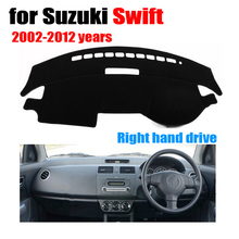 Чехлы для приборной панели автомобиля Suzuki Swift 2002-2012 года, коврик для приборной панели с правым рулем, чехол для приборной панели автомобиля 2024 - купить недорого