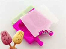 New arrivals 2 cavities bunny rabbit cartoon animal shape silicone lollipop ice cream cube popsicle molds cake pops candy moulds 2024 - buy cheap