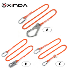 Heavy Duty Climbing/Aerial Work Safety Lanyard with Hook Fall Protection Outdoor Survival Fire Escape Safety Rope Carabiner 2024 - buy cheap