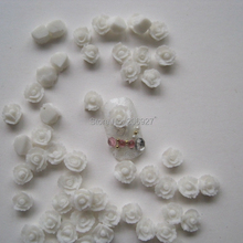 Фотообои 30 шт. милые керамические белые цветы украшения для ногтей красивые 2024 - купить недорого