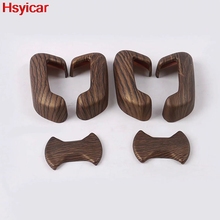 Hsyicar For Volkswagen Tiguan MK2 2017 2018 2019 Seat Adjustment Switch Knob Cover Trim Interior Accessories ABS Carbon Wood Sli 2024 - buy cheap