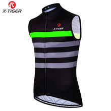 X-tiger roupa de ciclismo 100% poliéster, roupa masculina sem mangas para ciclismo, corrida de verão 2024 - compre barato