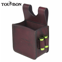 Tourbon Hunting Gun Ammo Shells Bag Shotgun Cartridges Carrier with 12Gauge 16/20GA Holders Case Leather Pouch Shooting 2024 - buy cheap