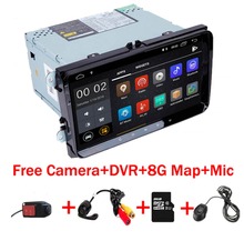 Hot Sell 9 inch IPS Android 9.0 Car DVD Player for VW Passat B5 Golf MK 5 6 Tiguan Jetta Wifi 3G Radio GPS Free camera DVR MAP 2024 - buy cheap