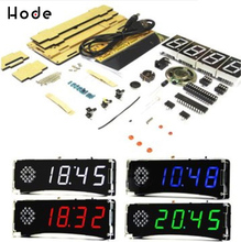 DIY Kits Speech Version of Digital Electronic Clock 51 Single-chip Electronic Clock DIY LED Suite YD-030 2024 - buy cheap
