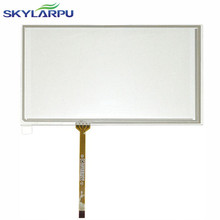 Skylarpu-tela touch screen resistiva para celular, painel de 6.2 polegadas com 4 cabos touch screen de 155mm x 88mm para tm062rdh03 touch screen embutida, frete grátis 2024 - compre barato
