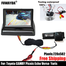 free shipping!! SONY CHIP CCD CAR REAR VIEW REVERSE CAMERA FOR Toyota CAMRY Picnic Echo Verso / Yaris (NCP93) HARRIER ALTEZZA 2024 - buy cheap