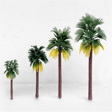 20X architectural model palm tree 70mm 90mm 120mm 150mm artificial plastic model palm tree 2024 - buy cheap