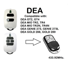 DEA MIO TR2, TR4 Rolling Code Compatível 433.92 MHz Controle Remoto da porta da garagem controlador BOM 2024 - compre barato