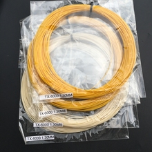 10 pcs ZARSIA Taiwan TX-6000 Nylon tennis string 1.30mm soft feeling tennis rackets string 2024 - buy cheap