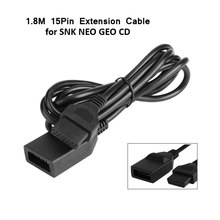 15-контактный Удлинительный кабель для SNK Neo Geo, игровые прокладки, кабель-соединитель, провод для контроллера SNK FC NEO GEO CD 1,8 м/фута 2024 - купить недорого