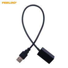 FEELDO 1PC AUX Extension USB Adapter Cable Wire For Honda Civic/Jazz/Accord/Odyssey 2009~Onward Head Unit Audio Media System 2024 - buy cheap