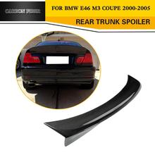 Rear Spoiler For BMW 5 Series E46 Coupe 1999-2005 Carbon Fiber Trunk Spoiler Cover Boot Lip Auto Car Racing Car Styling 2024 - buy cheap