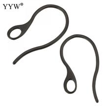 100pcs/Lot Stainless Steel Hook Earring High Quality Black Diy Earring Findings Clasps Hooks Jewelry Making Accessories Earwire 2024 - buy cheap