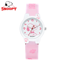 Snoopy relógio infantil fofo relógio de pulso de quartzo, relógio de silicone de alta qualidade, relógios fashion para mulheres 2024 - compre barato