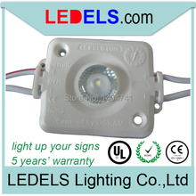 Free shipping 500pcs/Lot 120LM 1.6W led module with ul listed white led lights for signage box sign, Powered by NICHIA 1W led 2024 - buy cheap