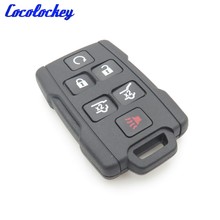 Cocolockey сменный пульт дистанционного ключа для GMC Silverado SIERRA CANYON 2014-2017 6 кнопок без ключа для стайлинга автомобиля 2024 - купить недорого