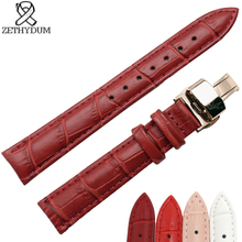 Genuine leather watch belt  womens watchband  12 14 15 16 17 18 19 20mm watch strap wristwatches watch accessories 2024 - buy cheap