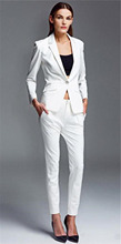 Women's Business Suit White Pant Suits Costumes for Women Office Suits Formal Work Wear Sets Uniform Styles Elegant Pants 2024 - buy cheap