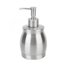 Dispensador de jabón Manual multifuncional para baño, botella de emulsión de acero inoxidable, tipo prensa, 390ml 2024 - compra barato