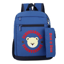 New Kids backpack Cartoon bear pattern Kindergarten backpack School Bag school student Backpack For Boys Girls wholesale 2024 - buy cheap