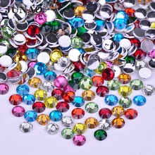 JUNAO 500pcs 3mm Mix Color Round Resin Rhinestone Flatback Crystal Gems Face Nail Decoration Crystal Stone for DIY Manicure 2024 - buy cheap
