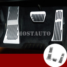 For BMW X5 F15 X6  F16 AT Brake Accelerator Pedal Footrest Pad Cover 2014-2018 3pcs Car Accessories Interior Car Decor Car Trim 2024 - buy cheap