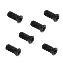 Parafuso de lâminas de lâmina cnc, 5 peças m2 aço torx t & tx cabeça plana parafuso parafusos 4mm-12mm comprimento 2024 - compre barato