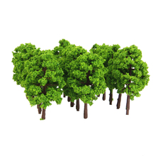 20 peças modelo árvore arquitetura trem ferroviário wargame diorama cenário 1:150 2024 - compre barato