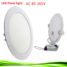 1X Ultra thin Led Panel lamp bulb light Downlight 3W 6W 9W 12W 15W 18W  lampada Round LED Ceiling Recessed Light AC 110V 220V 2024 - buy cheap