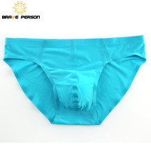 Sexy Men Underwear High Quality Seamless Mens Briefs Nylon Spandex Low waist Solid Underwears Men Briefs Thin Panties 2024 - buy cheap