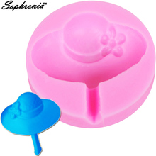 10 PÇS/SET Chapéu Senhoras Fronteira Moldes De Silicone Fondant Ferramentas de Decoração Do Bolo de Chocolate Da Geléia Dos Doces Do Queque Moldes de Argila Resina F1155 2024 - compre barato