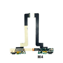 Новый модуль микрофона + usb-плата для зарядки, гибкий кабель, соединительные детали для Xiaomi Mi4 Mi4C Mi4i Mi4S, замена 2024 - купить недорого