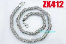 7mm circular woven mesh stainless steel necklace man male virility punk chains 20pcs/lot  ZX412 2024 - buy cheap