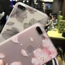 Case For iPhone 6 6S Plus X XR XS MAX Fundas Apps Icon Soft back Cover For iPhone 6 6S Plus X xs Max Cute Flower Silicone case 2024 - buy cheap